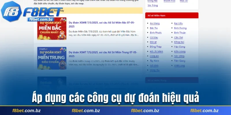 Áp dụng các công cụ dự đoán hiệu quả