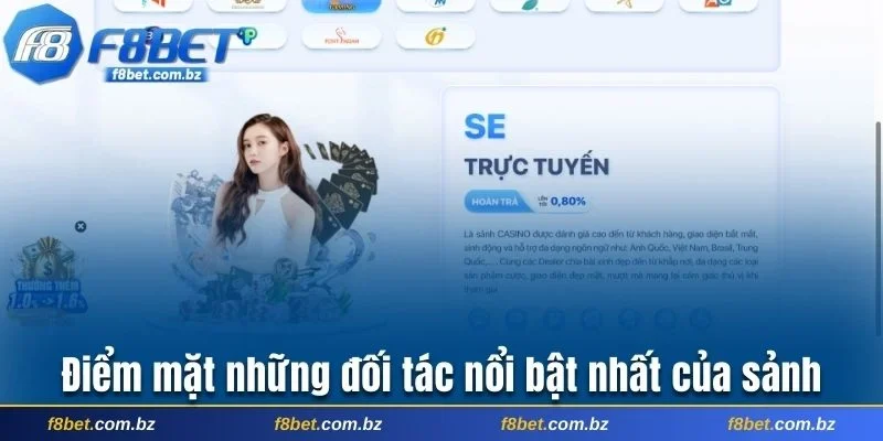 Điểm mặt những đối tác nổi bật nhất của sảnh