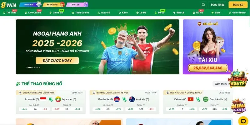 Lợi ích khi đăng ký hội viên tại nhà cái 9win